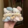 Colgante de Bolsa de Gatito Lindo Llavero de Juguete de Peluche Vintage Regalo