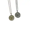 Luochen Collar Colgante de Flores de Cumpleaños Sencillo y de Moda Estilo Europeo y Americano Diseño Creativo de Nicho Joyería Exquisita de Cadena para la Clavícula