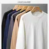 Bestseller Outono/Inverno 2026 Moletom de Lã Basque Manga Longa Unissex Camiseta Cor Sólida Esportes ao Ar Livre Casual