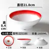 Vajilla de melamina Xiangyuan, plato comercial retro, plato de olla caliente para restaurante, plato de sopa de porcelana de imitación, plato frío de forma especial