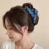 Nuevo estilo primavera y verano pinza de tiburón grande para mujer con un toque de alta gama, no daña el cabello, pinza de pelo para la nuca, accesorio para el cabello