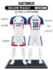Conjunto de Uniforme de Futebol Infantil Secagem Rápida Competição Esportiva de Ensino Fundamental Uniforme de Equipe Camisa Personalizada Profissional Roupas de Treino de Badminton