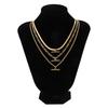 Collar de cadena cruzada con diseño de hueso de serpiente, estilo punk, con palabras de metal, estilo europeo y americano, para mujer.