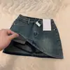 Saia Jeans Retrô Estilo Americano Feminina Primavera Nova Spice Girl Stretch Slim Saia Evasê Saia Anti-rasgo Saia de Quadril