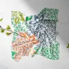 Regalo Souvenir Día de la Mujer Diosa Bufanda Cuadrada Pequeña de Seda Genuina Corbata de Cuello Bufanda Nueva 2025 para Empleados con Texto Impreso