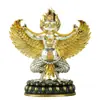 Estatua de Cobre Chapado en Oro y Plata de Ave Garuda de Alas Doradas de Xizang para Uso en Interiores del Hogar, Adorno de Ave Garuda de Alas Doradas para Exhibición en Escritorio