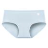 Calcinha feminina de algodão com virilha longa, calcinha antibacteriana de algodão, virilha longa e alta, virilha frontal, cintura média, sem costura