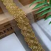 Atacado de fábrica malha indústria pesada contas de arroz contas de vidro bordadas à máquina tubo de contas de vidro acessórios decorativos para vestuário renda diy