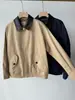 Chaqueta corta de cuero relajada estilo Miu old money vintage con cuello de cuero ~ Chaqueta Harrington corta clásica