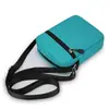 Nova Bolsa Transversal com Logotipo Estampado Bolsa Mini de Ombro Feminina Transfronteiriça Tecido Oxford Bolsa para Celular Leve Carteira Vertical para Moedas