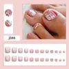 Adesivos de Unha do Pé Elegantes e que Realçam a Pele, Venda Quente Transfronteiriça, Adesivos de Unha do Pé Removíveis, Unhas para Pés para Venda no Atacado