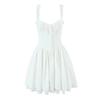 Vestido Sling de Estilo Puro Dulce y Picante con Sentido del Diseño, Encaje, Cintura Adelgazante, Estilo Ballet, Falda Primer Amor