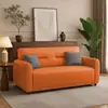 Sofá de cuero resistente a arañazos de gato sala de estar de apartamento pequeño habitación de alquiler tienda de ropa apartamento moderno sofá recto simple una pieza al por mayor