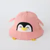 Gorro de Bebé Estilo Delgado para Primavera y Otoño Sombrero de Pescador Lindo con Protección Solar para Niños y Niñas Sombrero de Sol a Prueba de Viento para Viajes