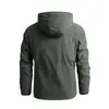 Chaqueta de secado rápido de suministro de fábrica transfronterizo para hombre, chaqueta informal holgada de primavera y otoño, chaqueta fina para hombre, vestido militar