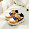 22-26 jardas Superfície de Couro de Vaca Estrela Bei Respirável Tênis de Skate Infantil Solado Leve Tênis Esportivo Infantil Tênis de Corrida Infantil Calçados Esportivos