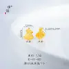 Acessórios DIY de ouro fosco de longa data, fecho de ouro japonês, pingente de bolsa, pingente de pulseira, pingente de colar