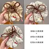 Diadema de Gato Kt para Niñas Scrunchie Cuadros Retro para Moño de Niña Cuerda para el Cabello Bebé Banda de Goma de Alta Elasticidad Hecho a Medida