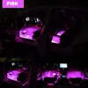Luces LED de ambiente para coche transfronterizas una por cuatro dos monocromáticas luces para reposapiés decoración de coche luces para reposapiés