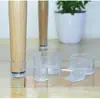 Funda Protectora Transparente Cuadrada para Pata de Silla Alfombrilla para Pata de Mesa y Silla Cubierta Protectora para Pata de Taburete Alfombrilla para Pata de Mesa Cubierta Silenciosa Resistente al Desgaste para Pata de Silla