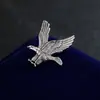 Broche joya de águila de alas extendidas dominante europeo y americano, broche simple de aleación de águila, joyería de comercio exterior al por mayor generación