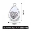 Pulsera Colgante Collar Accesorios de Joyería con Forma de Corazón Incrustado de Diamantes de Gota de Agua Transfronterizos Venta Directa de Fábrica Se Puede Mezclar y Enviar en Lotes