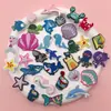 Série Oceano Sapato Buraco de Sapato Sapatos Removível DIY Patch Acessórios Decoração de Desenho Animado Capa de Celular Patch Ímã de Geladeira