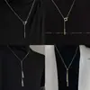 Collar Largo para Mujer 2025 Nuevo Estilo Lujo Accesible Joyería de Nicho Cadena para Suéter Accesorios para Ropa de Otoño e Invierno Moderno Doble Capa Versátil