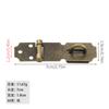 Jingmao Hardware Novo Estilo Chinês Decoração de Casa Duckbill de Ferro Fivela de Caixa de Ferramentas Quadrada Caixa de Madeira Trava Acessórios para Mala