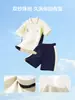 Conjunto de Verano Zuoxi para Niños 2026 Nuevo Polo Fresco de Manga Corta Piqué Estilo Universitario de Niños Moderno