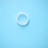 Funda de Silicona para Auriculares Anillo de Silicona Anillo de Cuero para Auriculares Auriculares de Cabeza Plana Accesorios para Auriculares DIY