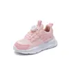 Sapatos Infantis Mais Vendidos no Exterior, Sapatos de Malha para Meninas, 6-12 Anos, Tênis Respiráveis de Malha para Primavera e Outono, Tênis de Corrida para Estudantes e Pais
