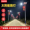 Poste de Luz Solar LED Especial Personalizado de 6 metros Nó Chinês Belo Poste de Luz de Rua de Aldeia