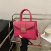 Elegante bolso de invierno 2024 con diseño de nicho, bonito bolso de mano cuadrado pequeño para mujer, bolso cruzado de moda para mujer.