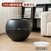 Vaso de plástico redondo para flores, feito de material PP novo, espessado para durabilidade, estilo minimalista nórdico, adequado para sala de estar, atacado do fabricante