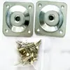 Conector plano de cuatro lados con conector cuadrado de hierro engrosado para pata de sofá, banco, mesa y silla, conector de pata de madera, fijación