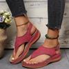 Deseo transfronterizo en stock zapatos de mujer 2021 Nuevas sandalias de mujer con hebilla estilo romano comercio exterior 43 sandalias de talla grande