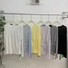 Camisa Básica Versátil Manga Longa com Cordão Minimalista Estilo Coreano Slim-Fit Decote Redondo Top Transparente para Mulheres