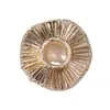 Relleno de Oro de 14K Conservación del Color Hoja de Loto Separador Joyería Cuentas de Cristal Cuentas Sueltas Pulsera Collar Accesorios Hechos a Mano DIY Accesorios