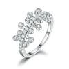 Anillo de plata S925 para mujer, anillo de bodas de viento frío para mujer, anillo de plata esterlina, anillos de calidad al por mayor, transfronterizos de Europa y Estados Unidos
