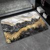 Alfombra de Baño de Lujo Ligero de Tierra de Diatomeas Absorbente Antideslizante Resistente a la Suciedad Fácil Cuidado Alfombra Inodoro Inodoro Felpudo de Puerta
