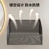 Estante de baño, cesta de almacenamiento para secador de pelo y rizador montada en la pared, cesta colgante de almacenamiento multifuncional para el baño