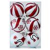 Amazon Transfronteiriça Nova Bola de Natal 6cm Formato Especial Pintada Plástico Galvanizado Conjunto de Bolas Caixa de PVC Decoração