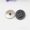 Botón Metálico para Mujer Chapado en Oro Plata Vintage Búho Abeja Botón Cosido a Mano Abrigo de Mujer Botón de Abrigo