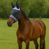 Popular Máscara Transpirable para Caballos Amazon Anti-Mosquitos y a Prueba de Insectos Capucha para Caballos Cara de Caballo Máscara Anti-Mosquitos Elástica Máscara para Moscas de Caballo