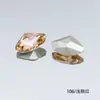 Pedras de Strass para Unhas Dongzhou Cristal em Formato de Machado 9x14 Strass de Vidro de Alta Qualidade, Strass de Formato Irregular, Decorações para Nail Art, Strass Dongzhou em Formato de Machado