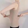 Nuevo chaleco de terciopelo de doble cara sin costuras para otoño e invierno para mujer con bolsillos dobles, protección de cintura, bolsillo inferior que calienta el vientre, autocalentamiento para mujer