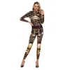 Mono Nuevo de Estilo Comercio Exterior Original con Estampado Corporal Sexy 3D Traje de Performance Mono Ajustado B142-117
