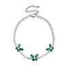 Pulseira Borboleta de Zircônia Levemente Luxuosa e de Alta Qualidade, Design Delicado e Doce, Joia Versátil e Estilosa Estilo Ins para Mulheres