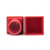 Tubo cosmético de lápiz labial rojo hebilla de plástico contenedor de lápiz labial tubo vacío fábrica de tubos de lápiz labial al por mayor LG288